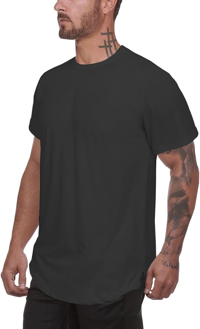 Muscle Killer Men's Gym Workout Bodybuilding Fitness Active Athletic T-Shirts Workout Casual Tee 1/3 Pack