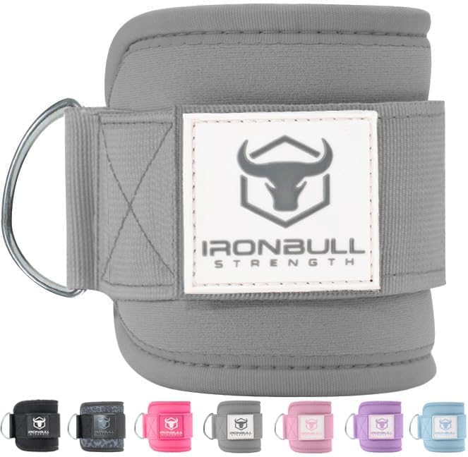 Women's Ankle Strap for Cable Machines & Resistance Bands: Gym & Home Workout Cuff Attachment for Leg Extensions, Kickbacks, Hip Abductors - Booty Exercises