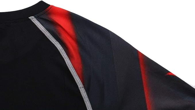 Men's Soft Fit Long Sleeve Workout Rashguard Cool Dry Compression Fitness Shirt