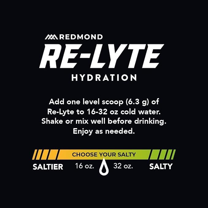 REDMOND Re-Lyte Hydration Electrolyte Drink Powder Mix (Strawberry Lemonade) 30 Stick Packs