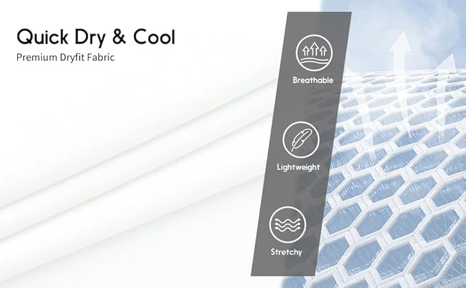 Men's Long Sleeve Moisture Wicking Athletic Shirts, Dry Fit Long Sleeve UV Protection Shirts Men for Workout, Running, Hiking