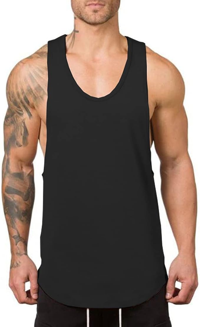 Muscle Killer Men's Muscle Gym Workout Stringer Tank Tops Bodybuilding Fitness T-Shirts 1/2/3 Pack