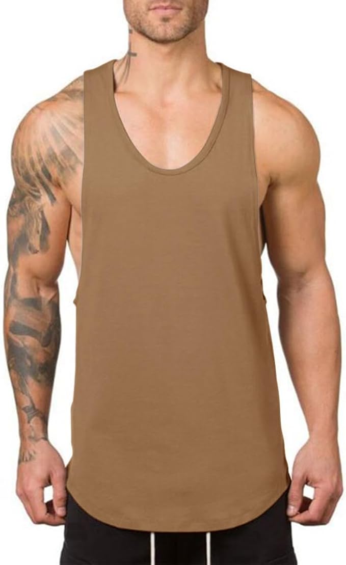 Muscle Killer Men's Muscle Gym Workout Stringer Tank Tops Bodybuilding Fitness T-Shirts 1/2/3 Pack