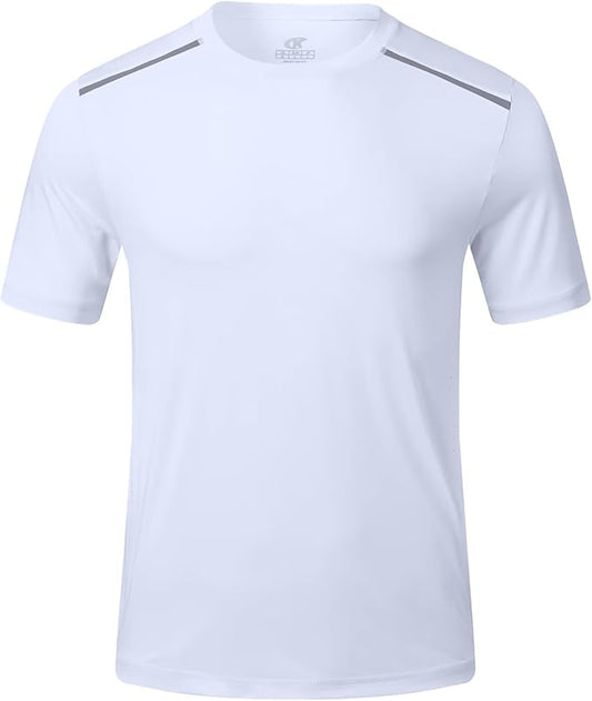 Yundobop Men's Athletic Workout T-Shirt Breathable Short Sleeve UPF 50+ Running Tee