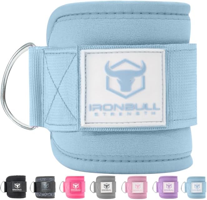 Women's Ankle Strap for Cable Machines & Resistance Bands: Gym & Home Workout Cuff Attachment for Leg Extensions, Kickbacks, Hip Abductors - Booty Exercises