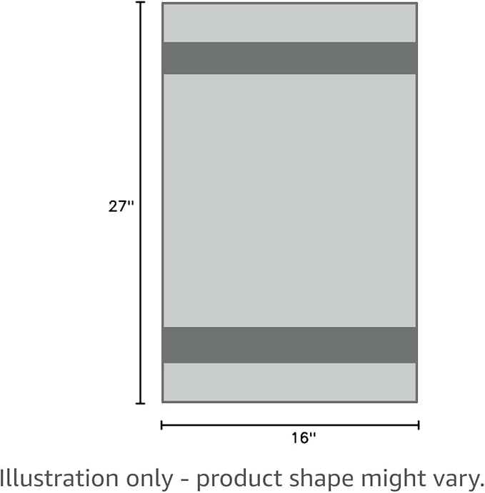 The Rag Company - Sport & Workout Towel - Gym, Exercise, Fitness, Spa, Ultra Soft, Super Absorbent, Fast Drying Premium Microfiber, 320gsm, 16in x 27in (3-Pack) (Ice Grey)