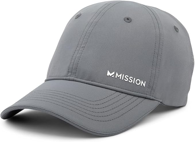 MISSION Cooling UPF Performance Hat - Unisex One Size Cap for Workouts, Golf & Running - Sweat & Water Activated Technology