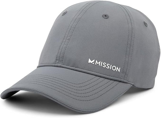 MISSION Cooling UPF Performance Hat - Unisex One Size Cap for Workouts, Golf & Running - Sweat & Water Activated Technology