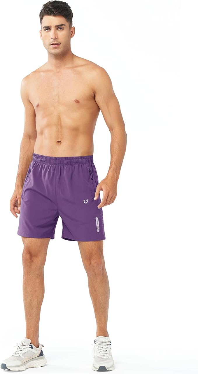 NORTHYARD Men's Athletic Running Shorts Quick Dry Workout Shorts 7"/ 5"/ 9" Lightweight Sports Gym Basketball Tennis Hiking