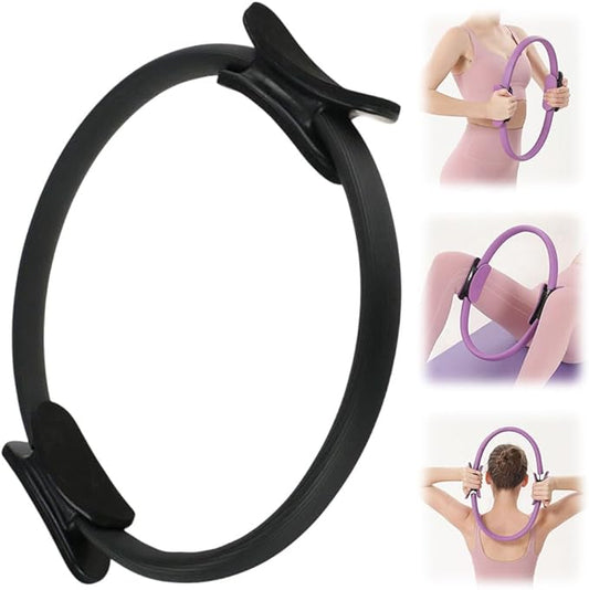 Pilates Circle Pilates Essentials Kit for Women,2025 Magic Pilates Circles Fitness Trainer for Focusing on Toning Inner Thighs Arms and Core Indoor and Outdoor