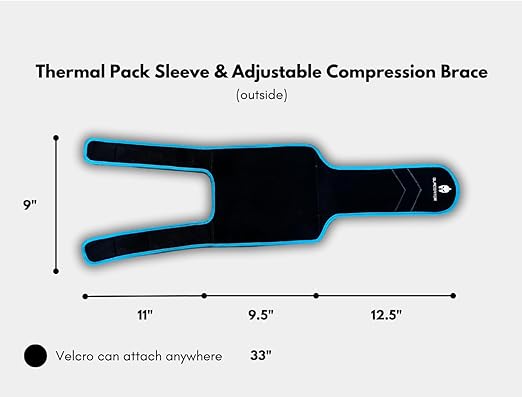 Gladiator Ice Pack Sleeve For Joint & Muscle Injury Recovery