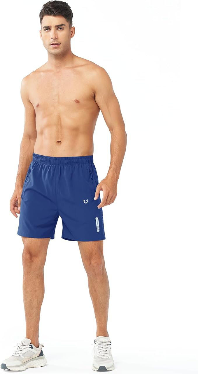 NORTHYARD Men's Athletic Running Shorts Quick Dry Workout Shorts 7"/ 5"/ 9" Lightweight Sports Gym Basketball Tennis Hiking