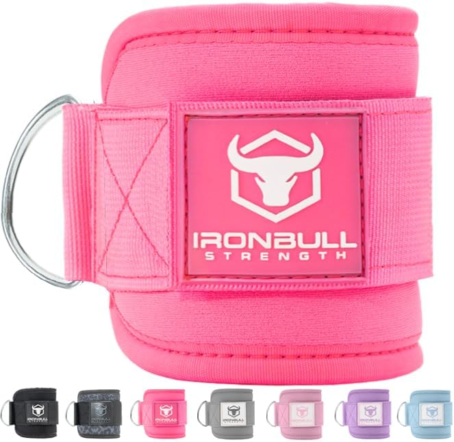 Women's Ankle Strap for Cable Machines & Resistance Bands: Gym & Home Workout Cuff Attachment for Leg Extensions, Kickbacks, Hip Abductors - Booty Exercises