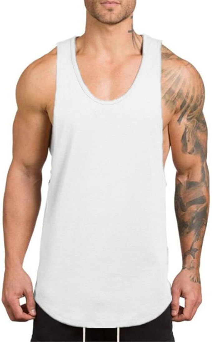 Muscle Killer Men's Muscle Gym Workout Stringer Tank Tops Bodybuilding Fitness T-Shirts 1/2/3 Pack