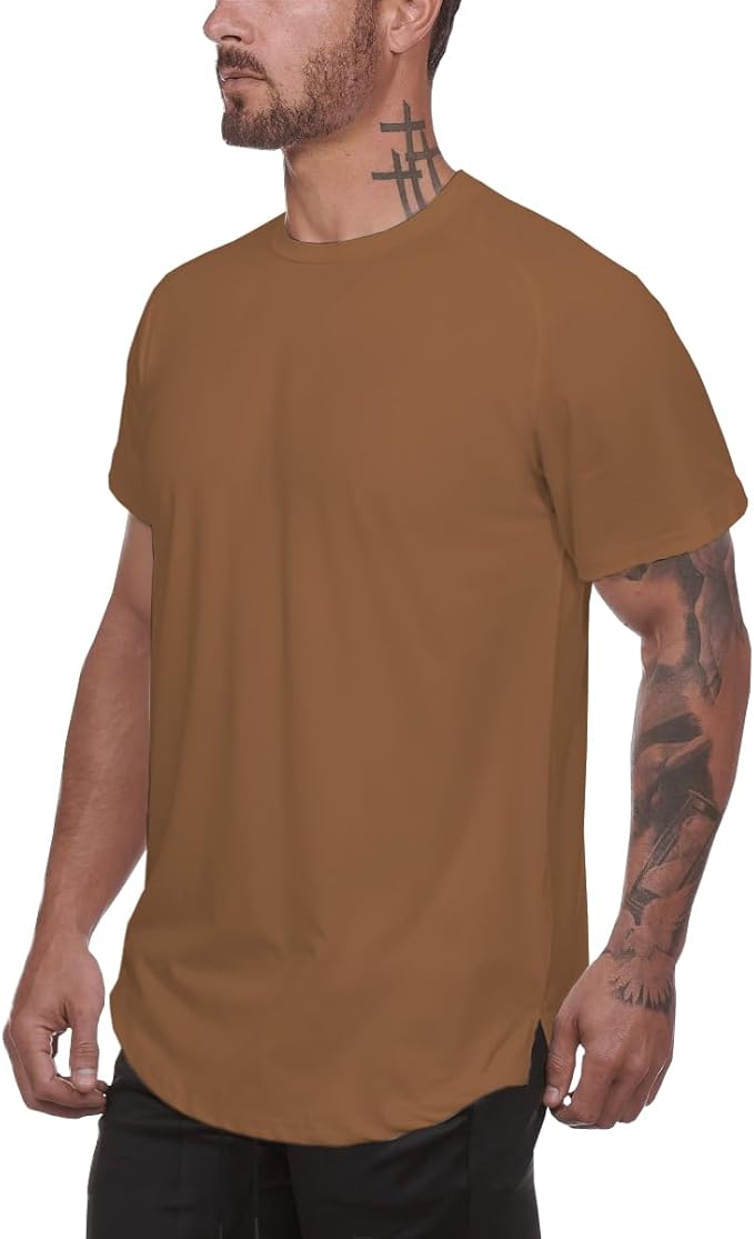 Muscle Killer Men's Gym Workout Bodybuilding Fitness Active Athletic T-Shirts Workout Casual Tee 1/3 Pack