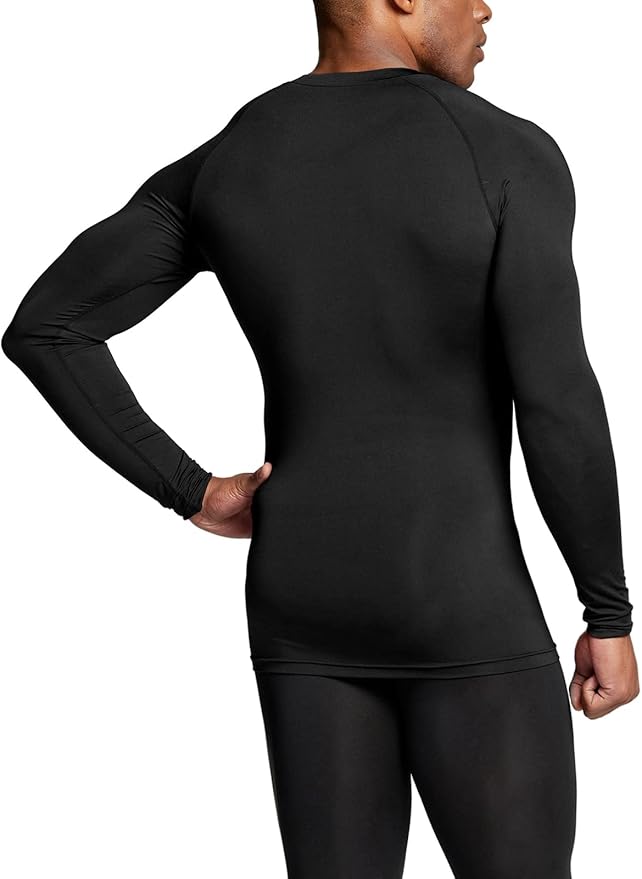 TSLA Men's UPF 50+ Compression Shirts, Cool Dry Long Sleeve Athletic Tops, Sports Baselayer Workout Shirt