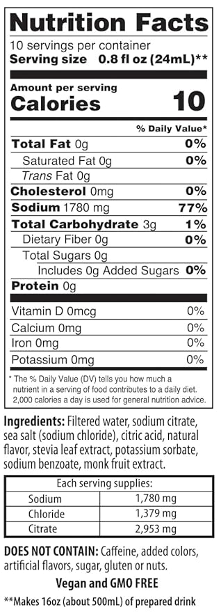 The Right Stuff electrolyte drink concentrate - 10-pouch box - Strawberry Lemonade