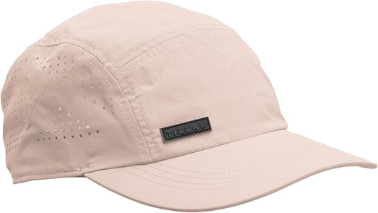 Tillak Vista Hat, Lightweight Nylon 5 Panel Cap with Snap Closure and Laser-Cut Ventilation