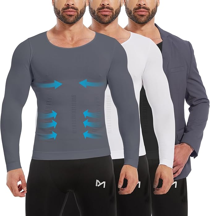 Gynecomastia Compression Shirt Men, Slimming Undershirt Compression Tank Top Mens Shapewear Body Shaper