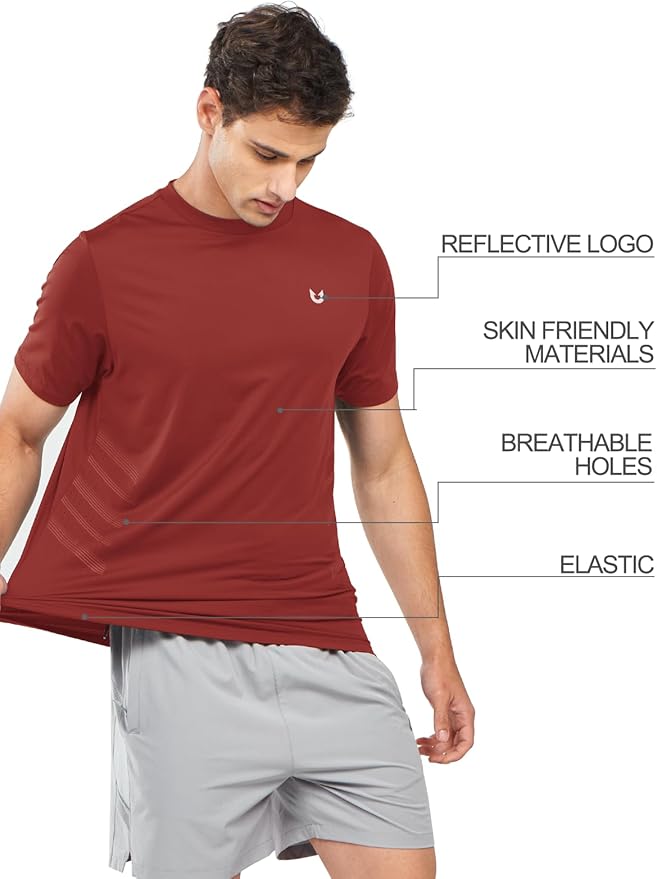 NORTHYARD Breathable 2.0™ Men's Athletic Workout T-Shirt