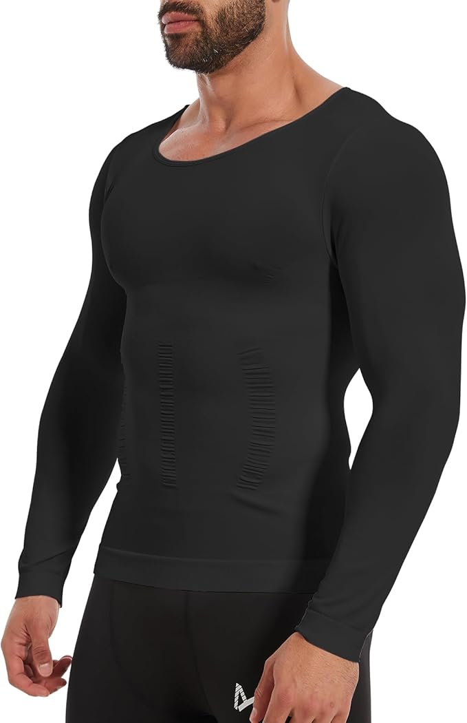 Gynecomastia Compression Shirt Men, Slimming Undershirt Compression Tank Top Mens Shapewear Body Shaper