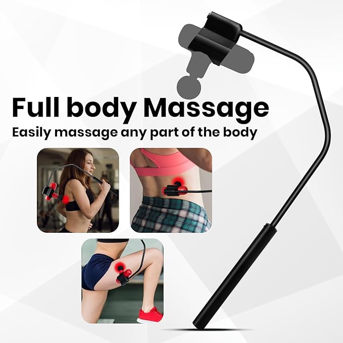 Massage Gun Holder for Back, Compatible with Most Super Mini Massage Guns, for Hard to Reach Areas(Works with Cute X1)