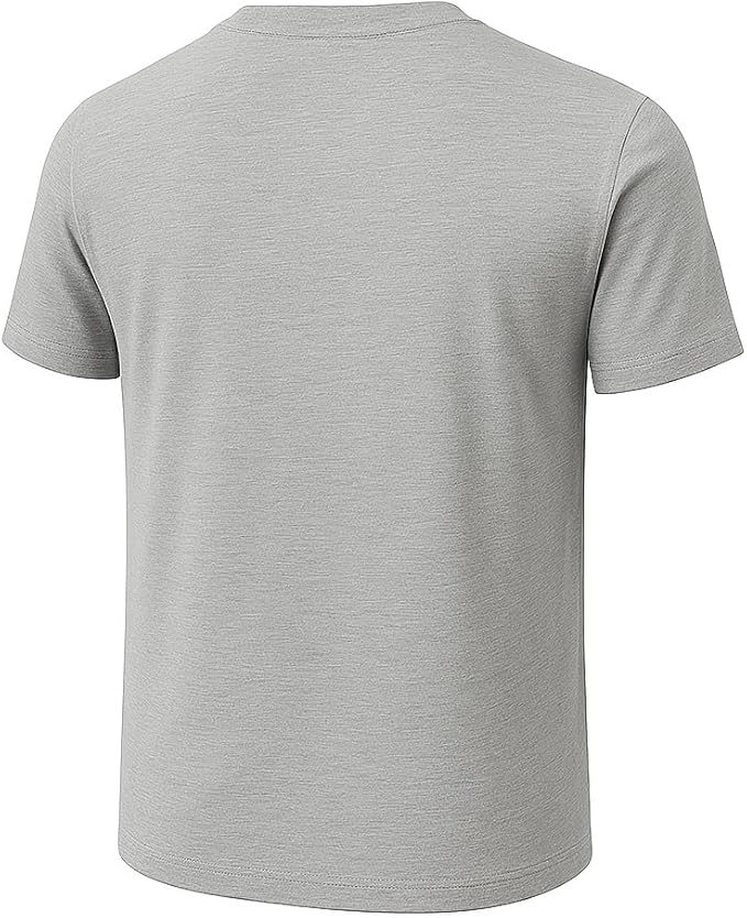 6-Pack Bulk Men’s T-Shirts – Soft Pre-Shrunk Premium Cotton, Short Sleeves, Reinforced Collar, Crew Neck, Casual Fit