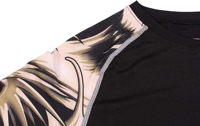 Men's Soft Fit Long Sleeve Workout Rashguard Cool Dry Compression Fitness Shirt