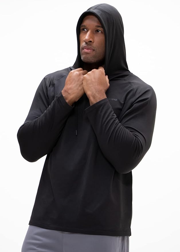 DEVOPS 2 Pack Men's Thermal Turtle Mock Neck Shirts, Compression Long Sleeve Tops and Hoodies