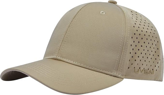 UPF 50+ Performance Water Resistant Baseball Cap Lightweight Breathable Hat Golf Running Boat Hiking for Men Women