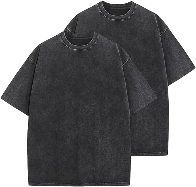 Workout T Shirts for Men Oversized Gym Loose Fit Tshirt Heavy Cotton Washed Vintage Faded Sleeping Tee Unisex Tops