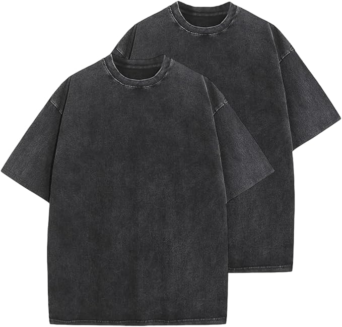 Workout T Shirts for Men Oversized Gym Loose Fit Tshirt Heavy Cotton Washed Vintage Faded Sleeping Tee Unisex Tops