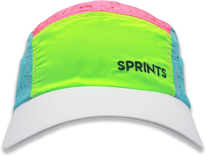 Sprints Race Day Performance HyperG Racing Cap | The Lightweight, Quick Dry, Running, Sport Hat, One Size, Unisex
