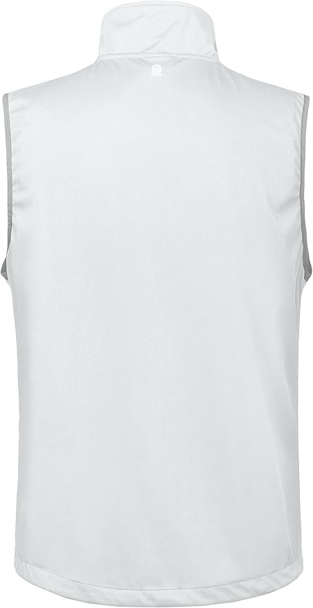 Little Donkey Andy Men's Lightweight Softshell Vest Windproof Sleeveless Jacket for Travel Hiking Running Golf