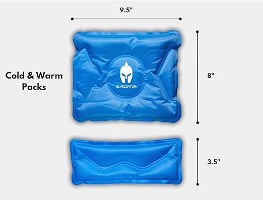 Gladiator Ice Pack Sleeve For Joint & Muscle Injury Recovery