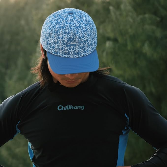 Vintage American-Style Sports Sunscreen Baseball Cap,Outdoor Camping Sunshade Waterproof and Non-Slip Surfing Hat Water Sport