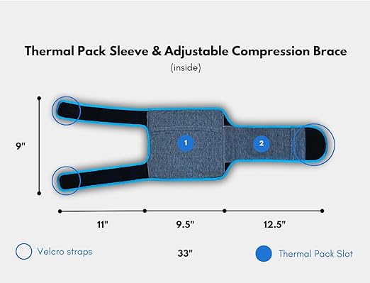 Gladiator Ice Pack Sleeve For Joint & Muscle Injury Recovery