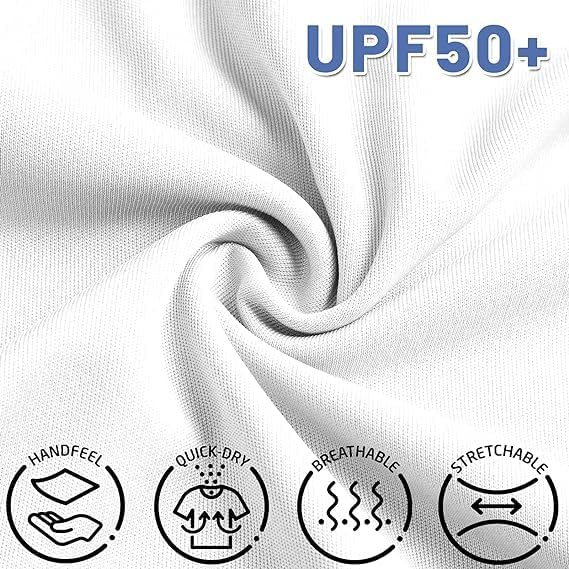 Men's Sleeveless UPF 50+ Swim Shirts Quick Dry Workout Tank Top UV Protection Running Gym Muscle T Shirts
