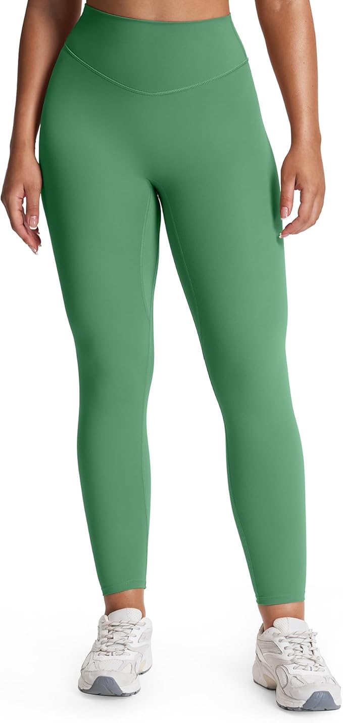 Aoxjox High Waisted Workout Leggings for Women Tummy Control Buttery Soft Yoga Metamorph Deep V Pants 26"