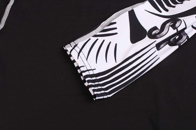 Men's Soft Fit Long Sleeve Workout Rashguard Cool Dry Compression Fitness Shirt