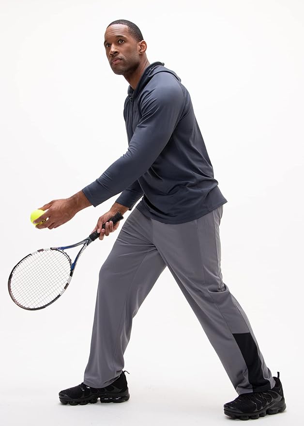 DEVOPS 2 Pack Men's Thermal Turtle Mock Neck Shirts, Compression Long Sleeve Tops and Hoodies