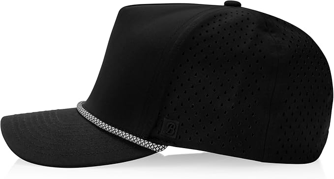 Glendora Snapback Hat | 5-Panel High Crown Blank Cap for Men & Women | Breathable, Lightweight, & Curved Bill