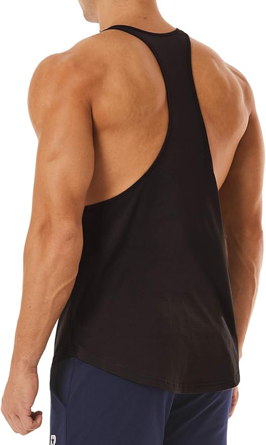 Men's Workout Quick Dry Soft Gym Bodybuilding Stringer Tank Tops