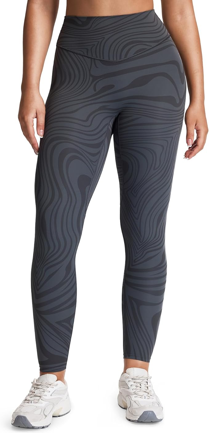 Aoxjox High Waisted Workout Leggings for Women Tummy Control Buttery Soft Yoga Metamorph Deep V Pants 26"