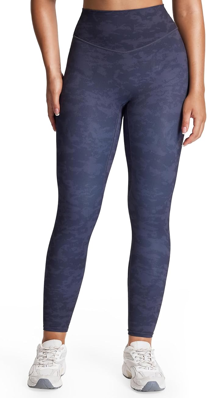 Aoxjox High Waisted Workout Leggings for Women Tummy Control Buttery Soft Yoga Metamorph Deep V Pants 26"