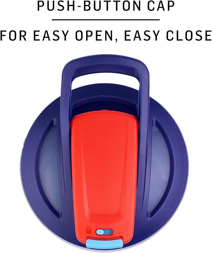 BlenderBottle Marvel Sport Insulated Stainless Steel Shaker Bottle with Wire Whisk, 24-Ounce, Captain America Shield – Protein Shakes & Hydration for Athletes & Fitness Enthusiasts, Easy Mixing, Keeps Drinks Cold, Lockable Lid