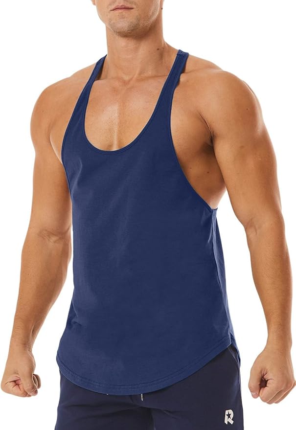 Men's Workout Quick Dry Soft Gym Bodybuilding Stringer Tank Tops