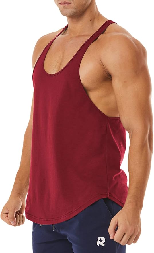 Men's Workout Quick Dry Soft Gym Bodybuilding Stringer Tank Tops
