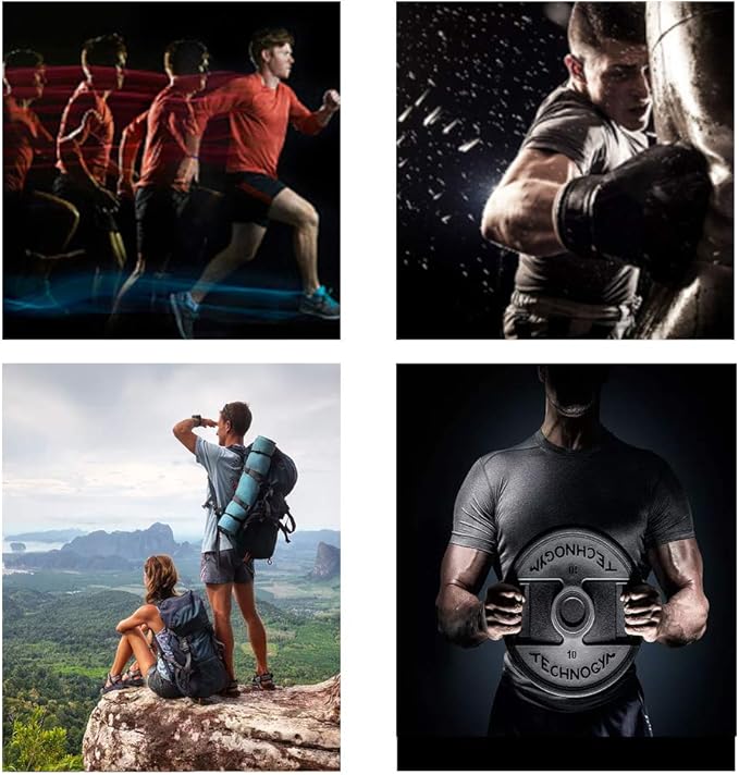 frueo Men's 1/3 Pack Workout Shirts Quick Dry Moisture Wicking Short Sleeve Mesh Athletic T-Shirts