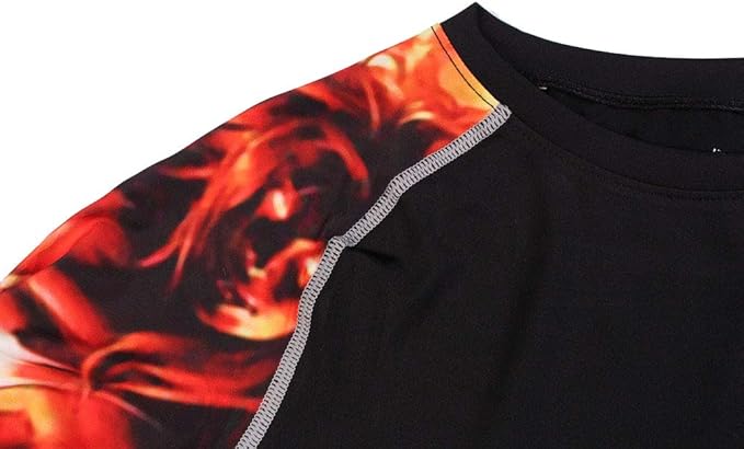 Men's Soft Fit Long Sleeve Workout Rashguard Cool Dry Compression Fitness Shirt